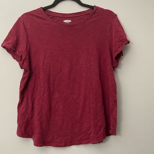 Burgundy T-shirt